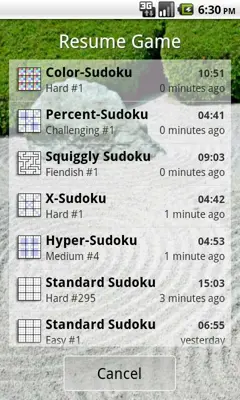 Free Sudoku android App screenshot 2